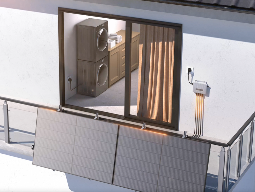 Kit solar de balcón autoinstalable por 850€